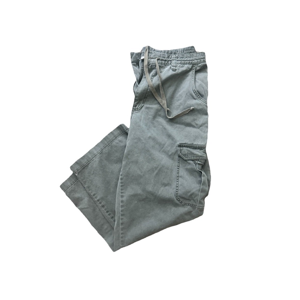Women's J..Crew Green Vintage Relaxed Cargo Pant in‎ Heavyweight Twill Large